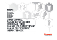 Kawasaki Z650RS - Owners manual 2024